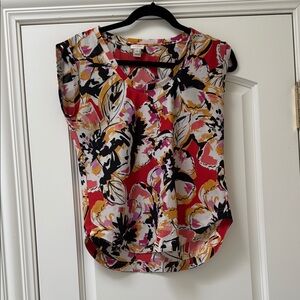 J. Crew Factory Floral Sleeveless Top